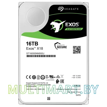 Жесткий диск Seagate Exos X18 16TB (ST16000NM000J)